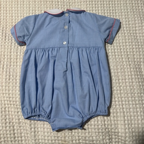 Edgehill Blue Baby Romper - Picture 2 of 3